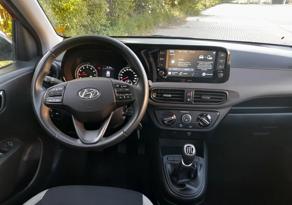 Hyundai i10 cena 45900 przebieg: 27000, rok produkcji 2021 z Jarosław małe 407